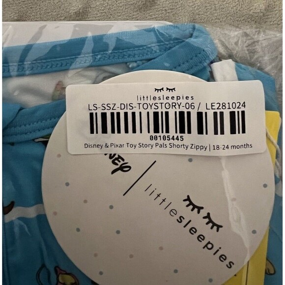 NIB Little Sleepies Disney Toy Story Adventures Zippy Shorty Size 18-24 month - Picture 3 of 3